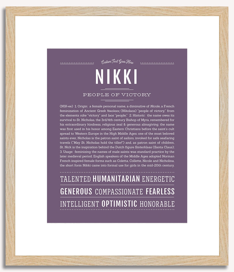 Nikki | Name Art Print