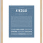 Nikolai | Name Art Print