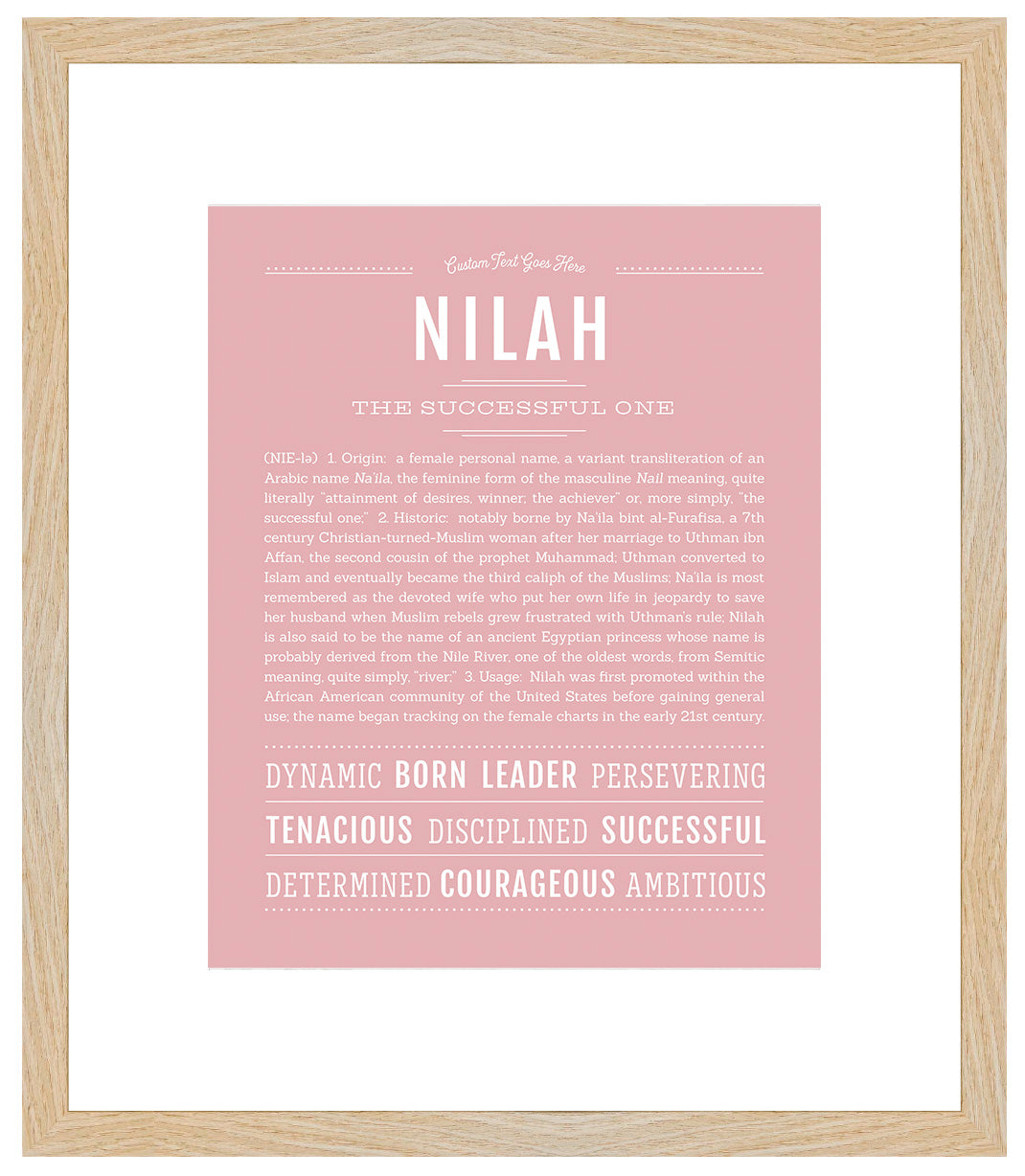 Nilah | Name Art Print