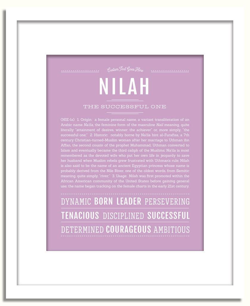 Frame Options | Lilac | White Frame, Matted