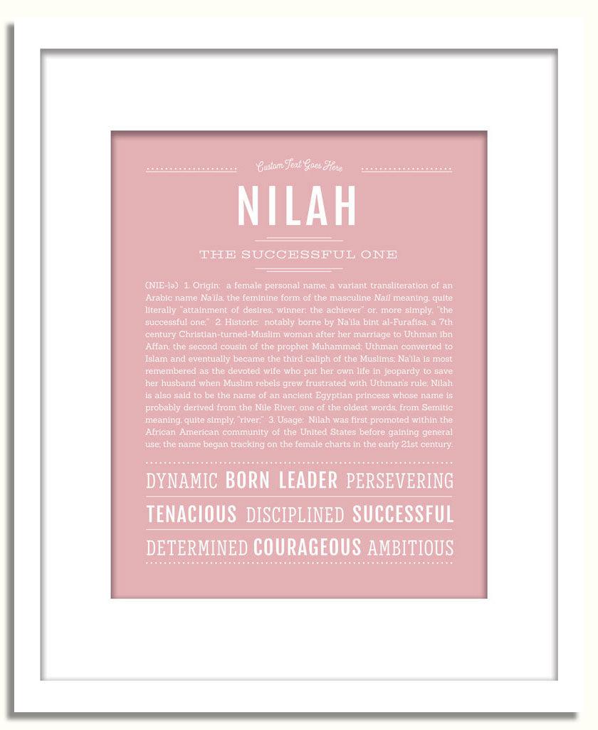 Frame Options | Dusty Rose | White Frame, Matted