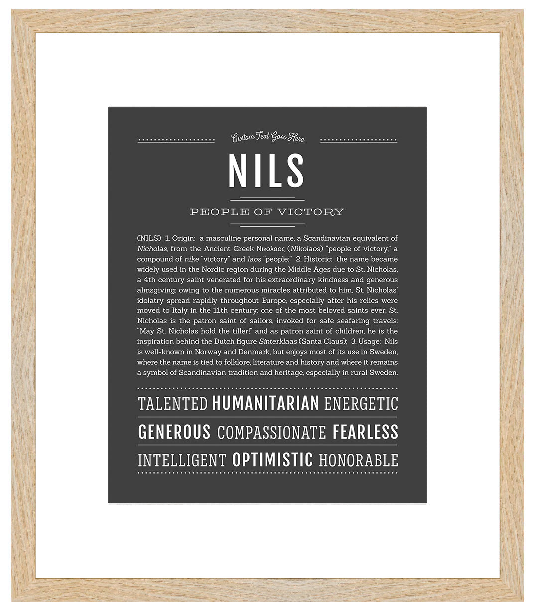 Frame Options | Charcoal Gray | Maple Frame, Matted