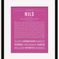 Frame Options | Dark Pink | Black Frame, Matted
