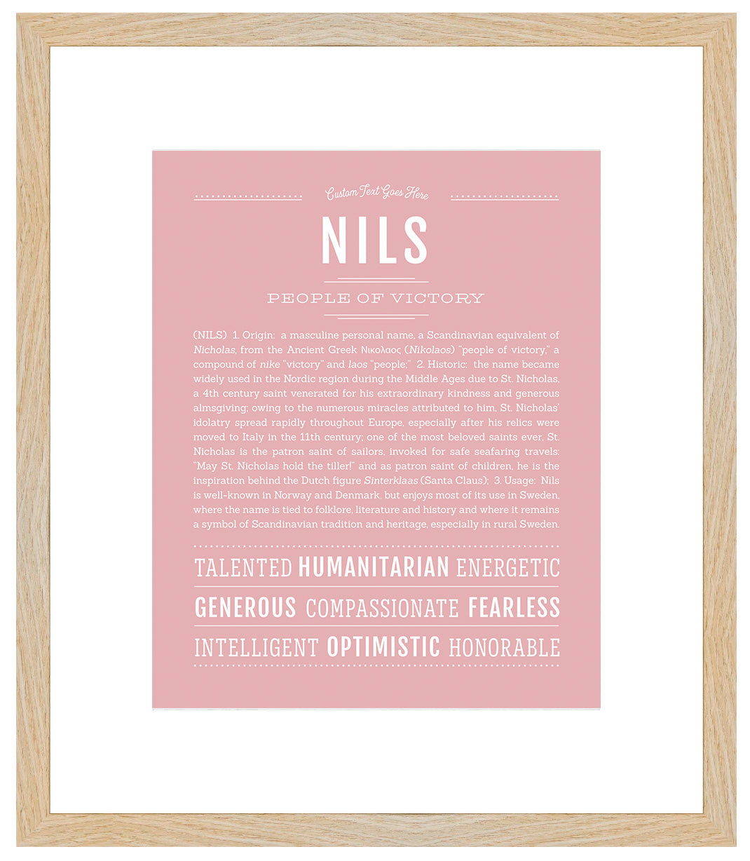 Frame Options | Dusty Rose | Maple Frame, Matted