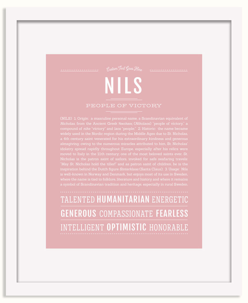 Frame Options | Dusty Rose | White Frame, Matted