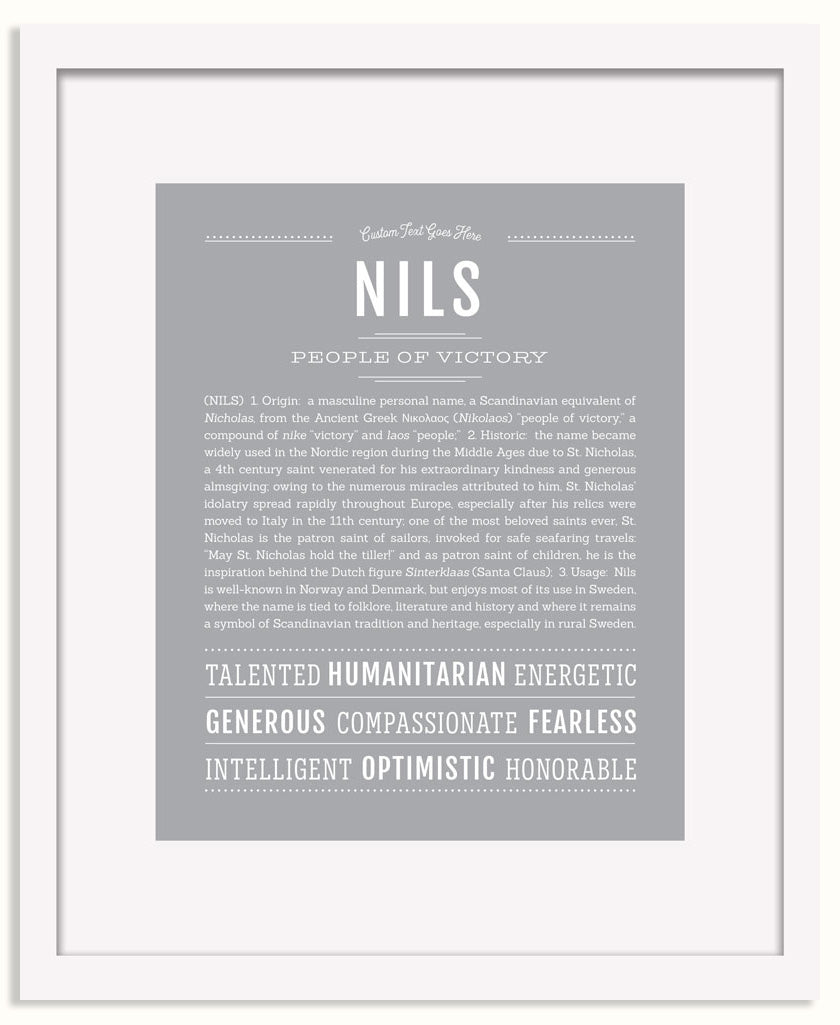 Frame Options | Light Gray | White Frame, Matted