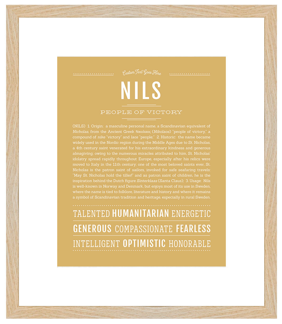 Frame Options | Matte Gold | Maple Frame, Matted