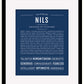 Frame Options | Midnight Blue | Black Frame, Matted
