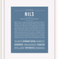 Frame Options | Steele Blue | White Frame, Matted