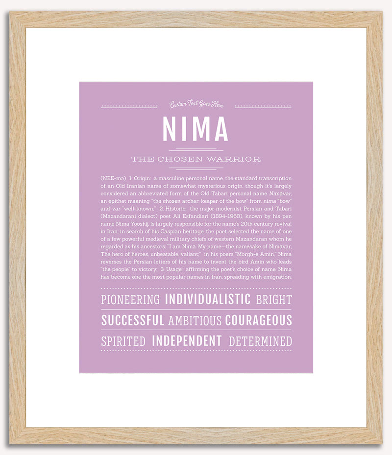 Nima | Name Art Print