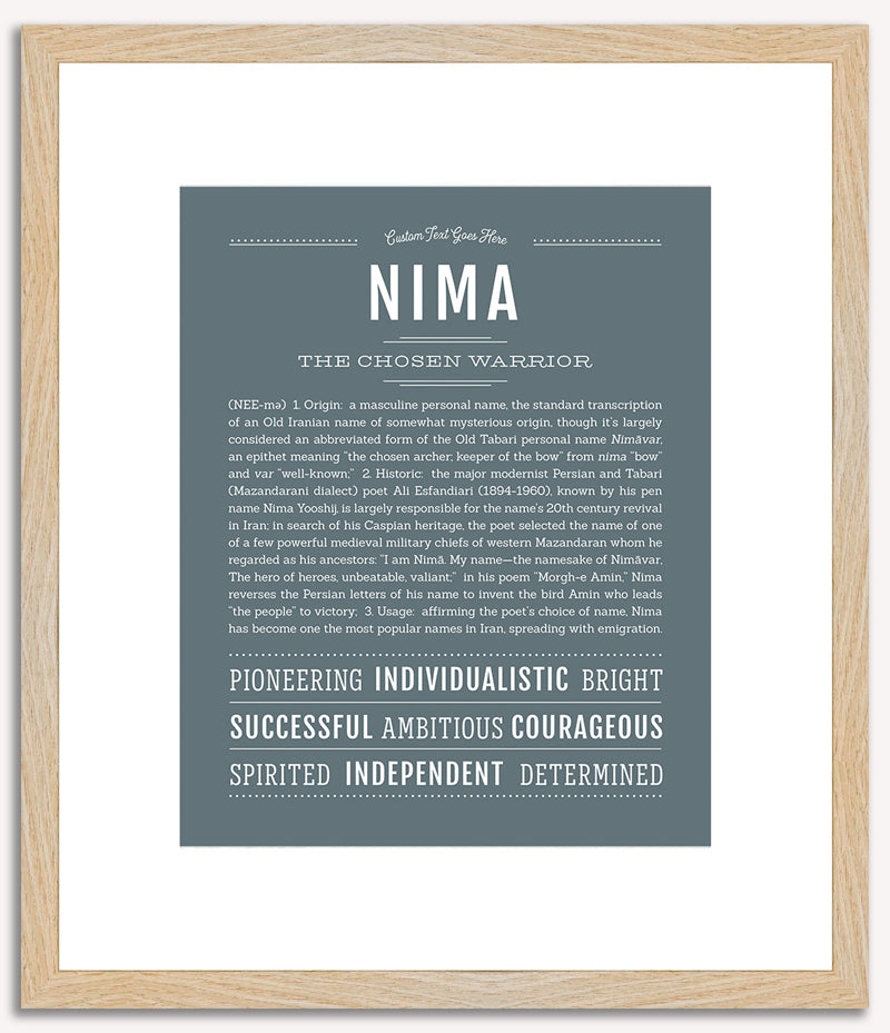 Nima | Name Art Print