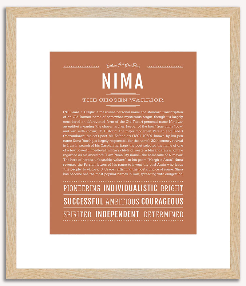 Nima | Name Art Print