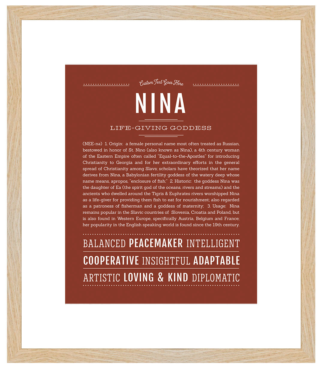 Nina | Name Art Print