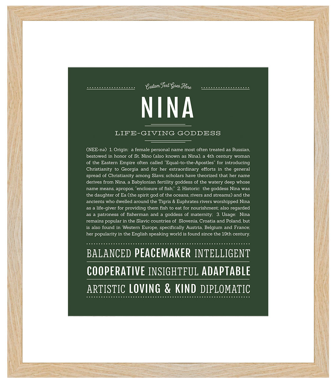 Nina | Name Art Print