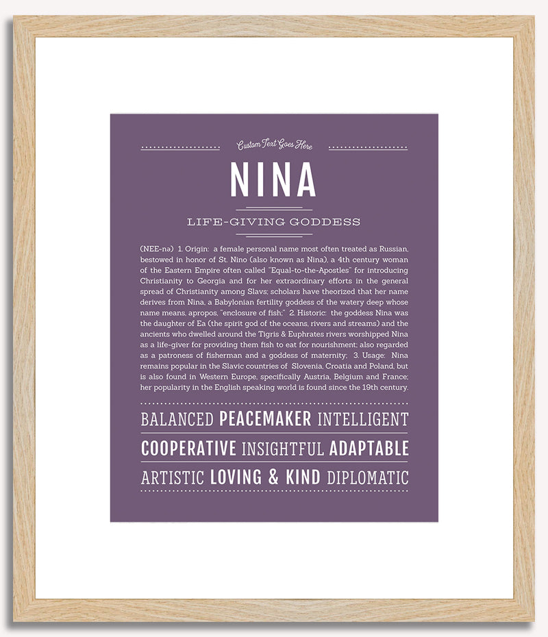 Nina | Name Art Print