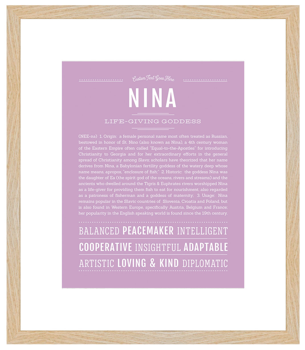 Nina | Name Art Print