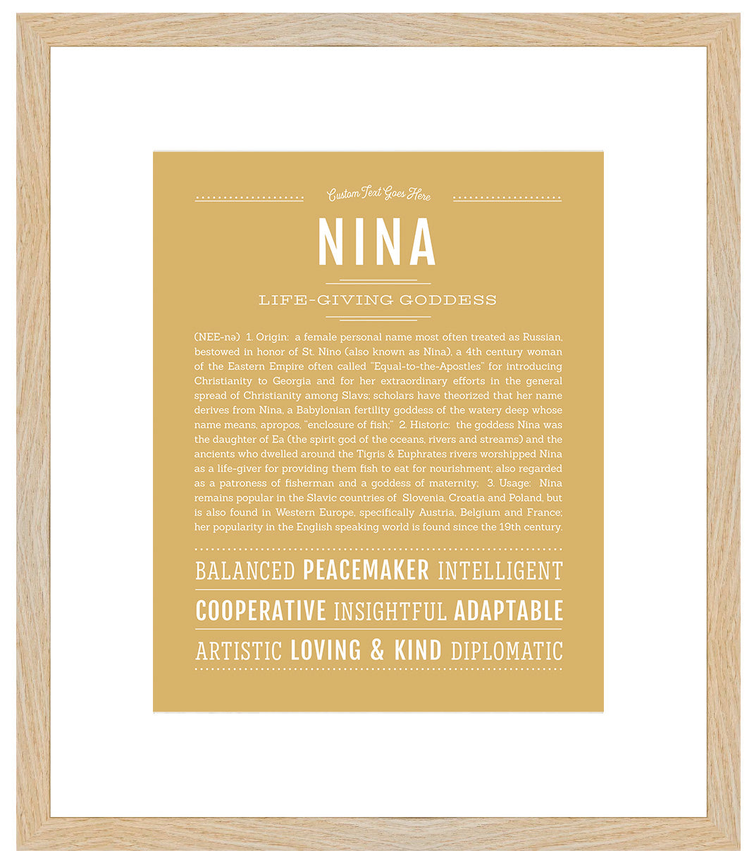 Nina | Name Art Print