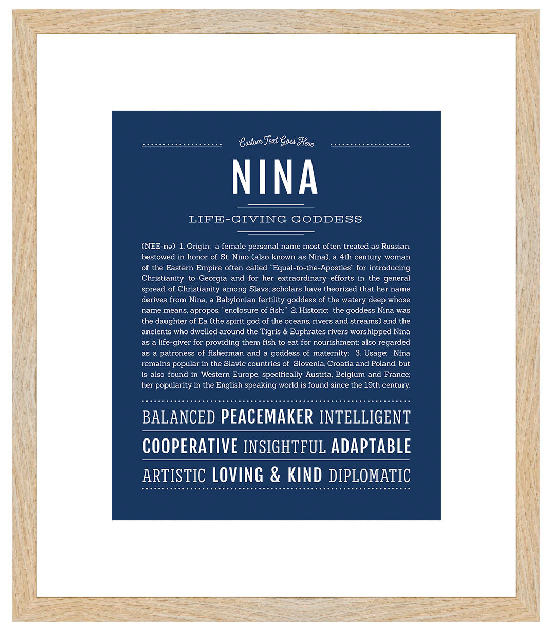 Nina | Name Art Print