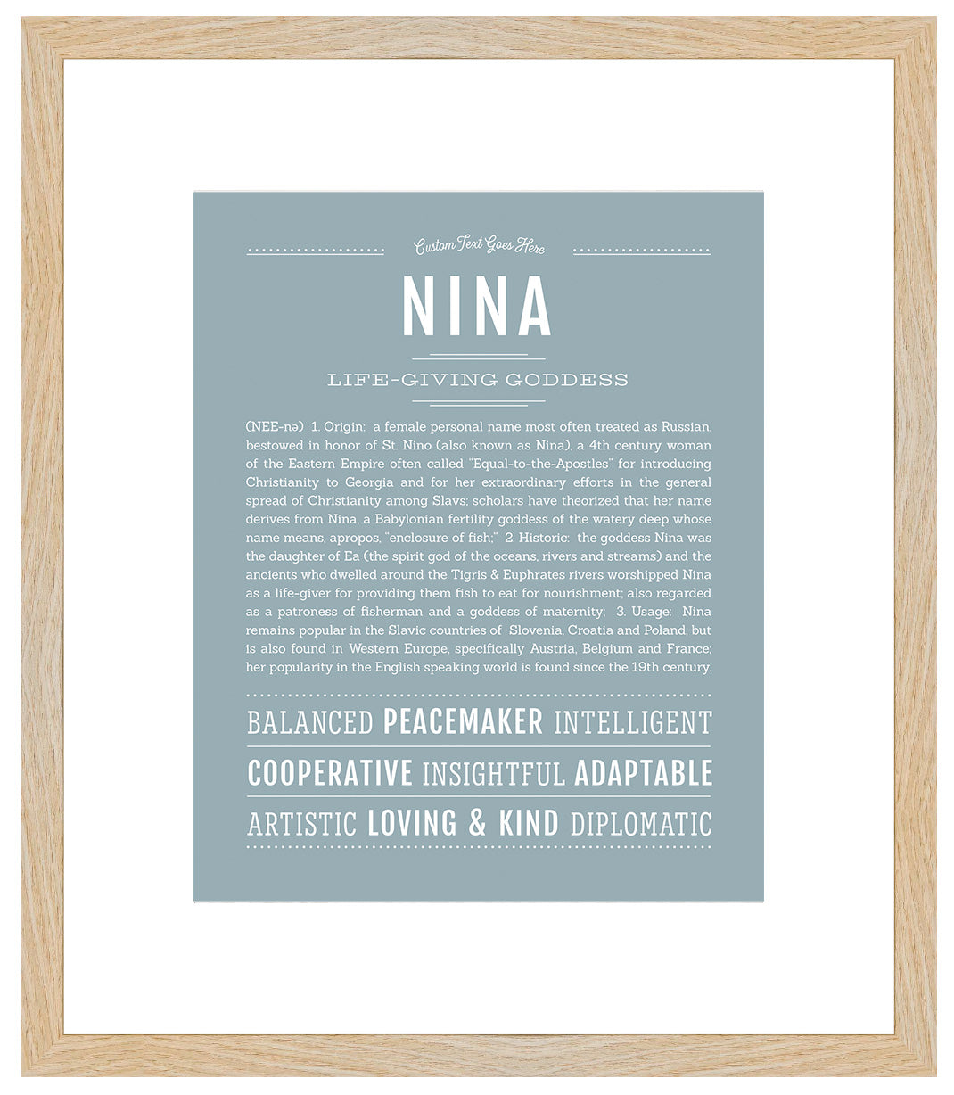 Nina | Name Art Print