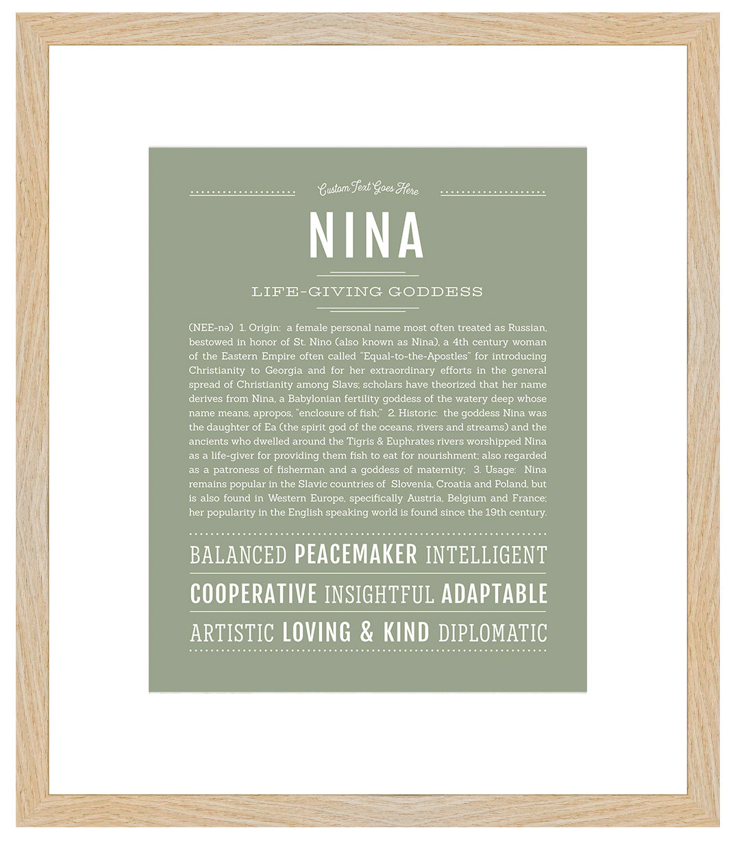 Nina | Name Art Print