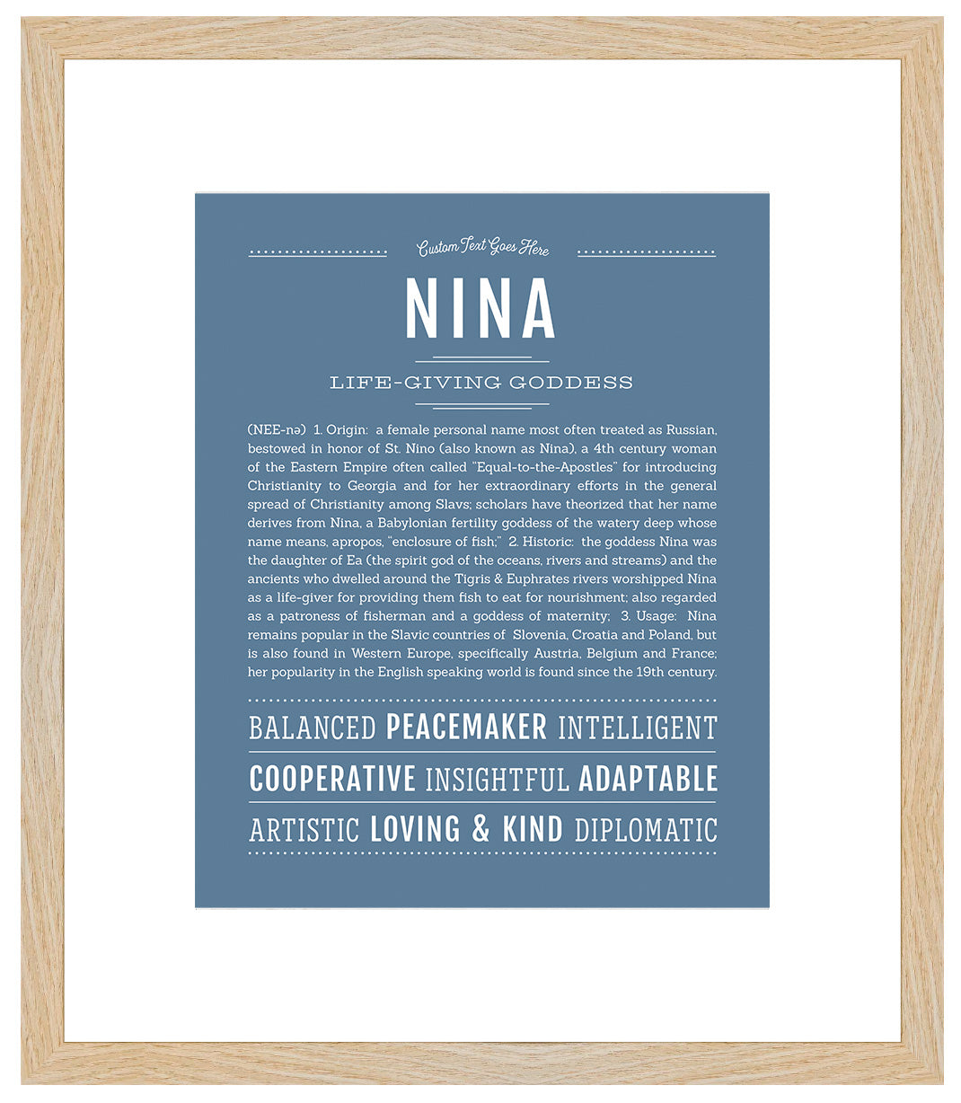 Nina | Name Art Print