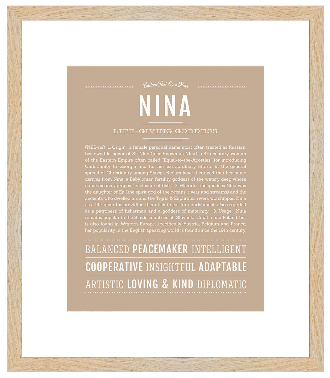 Nina | Name Art Print