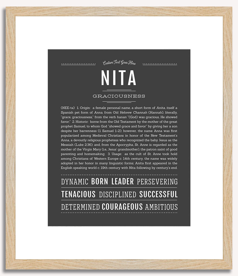 Nita | Name Art Print