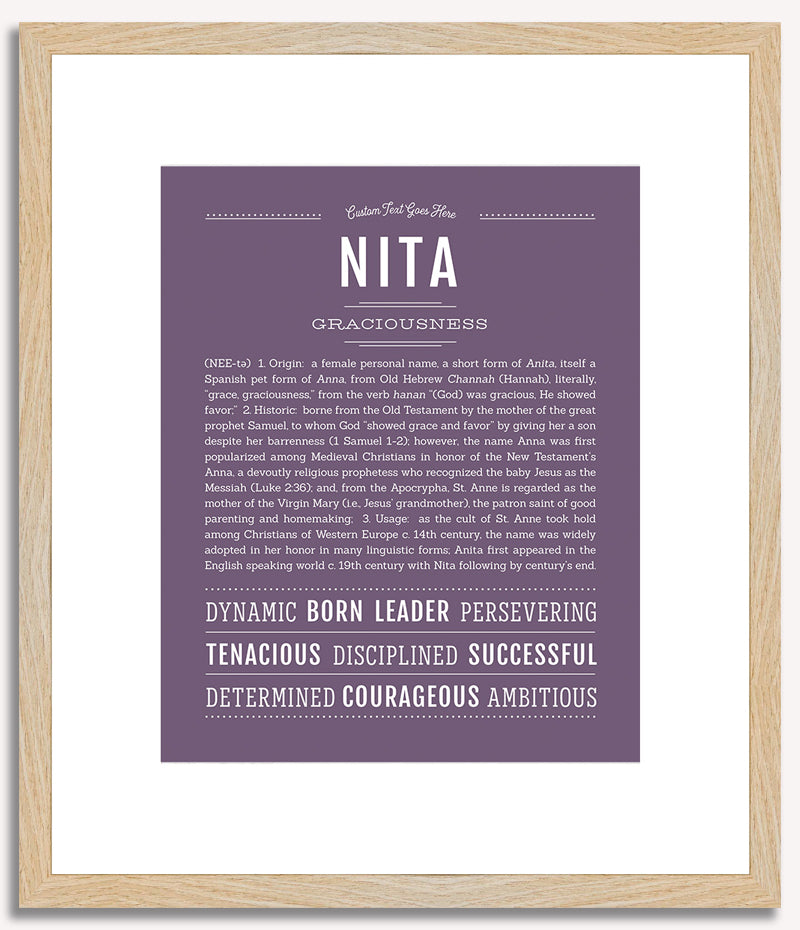 Nita | Name Art Print