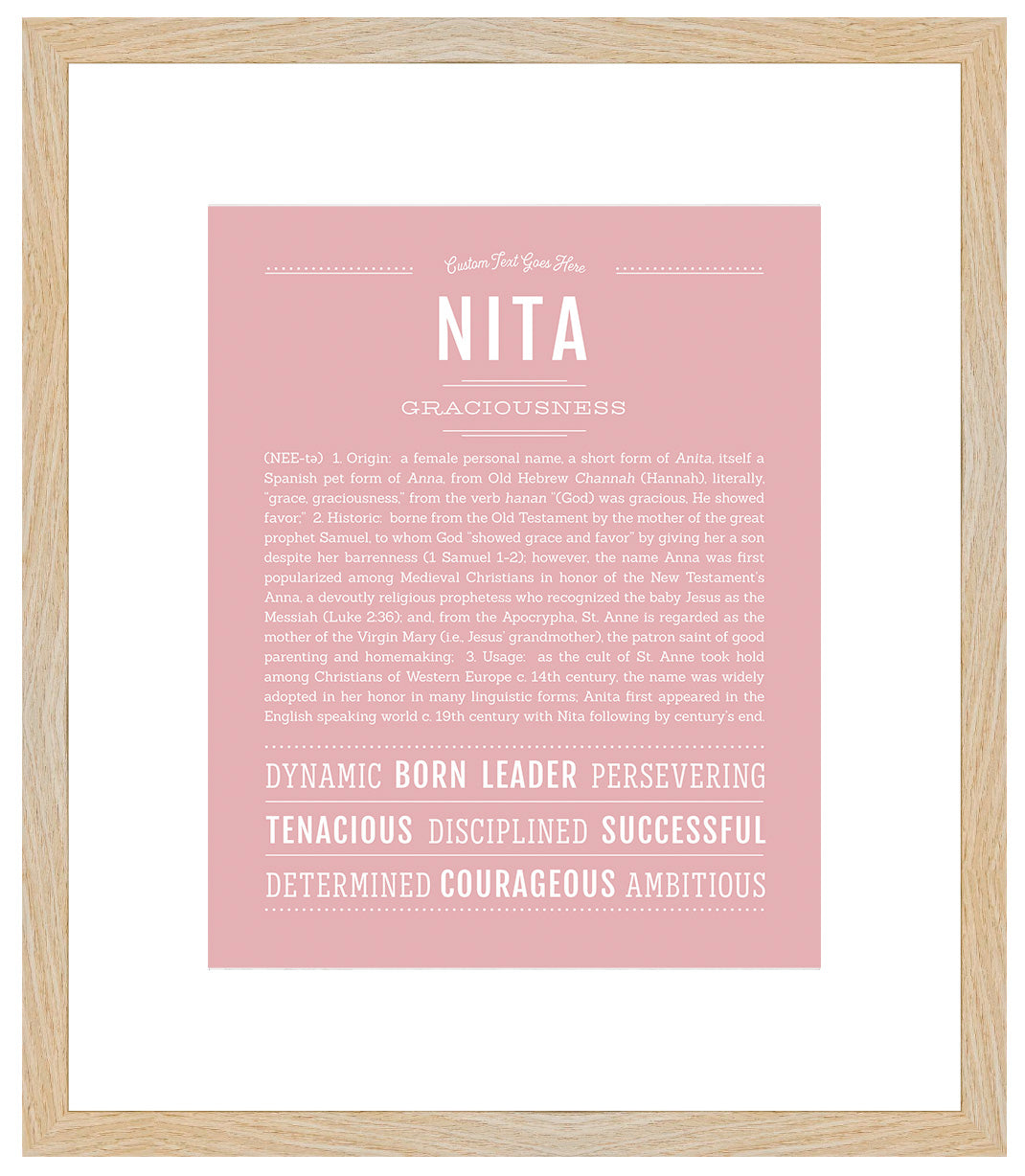 Nita | Name Art Print