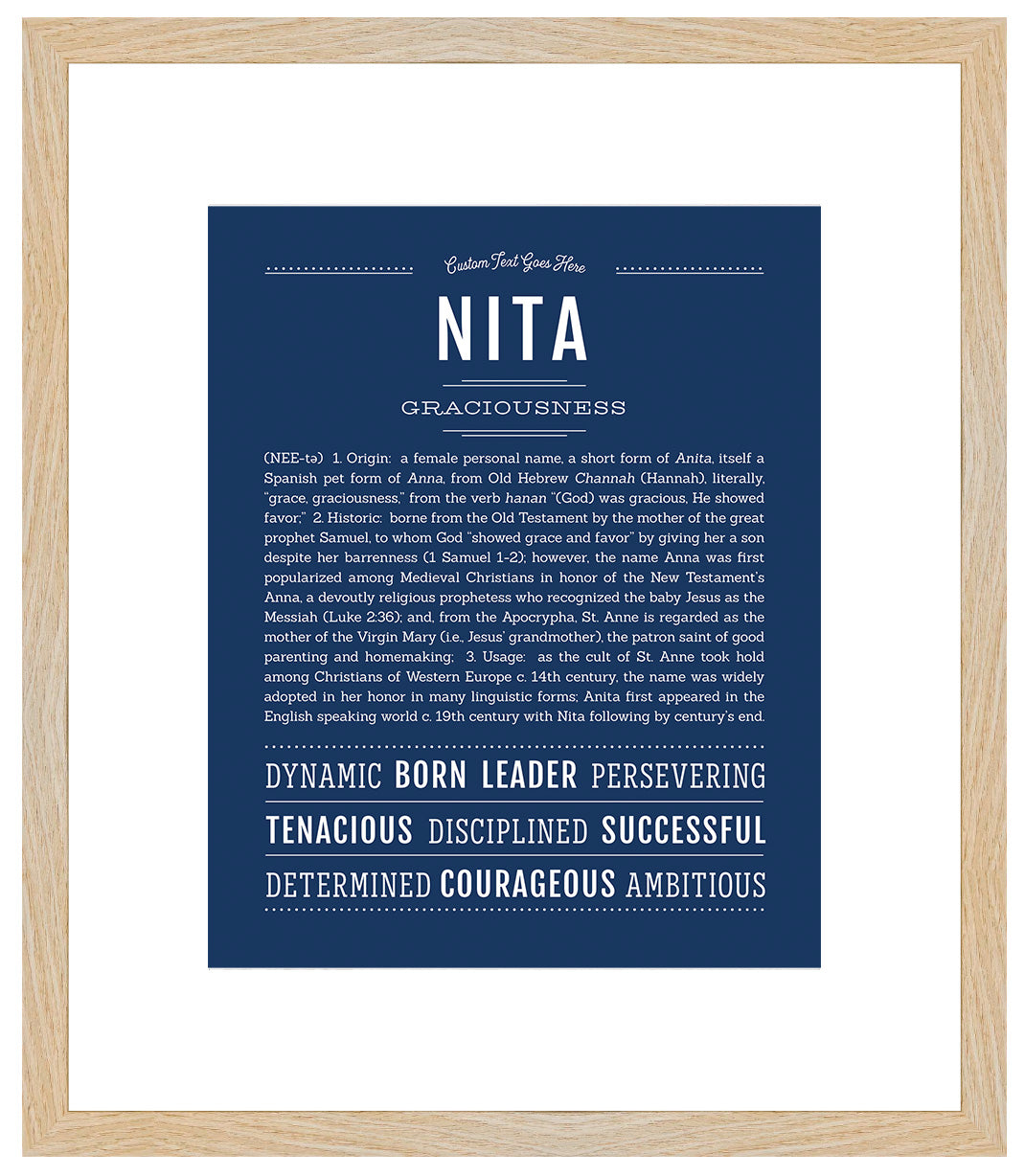 Nita | Name Art Print