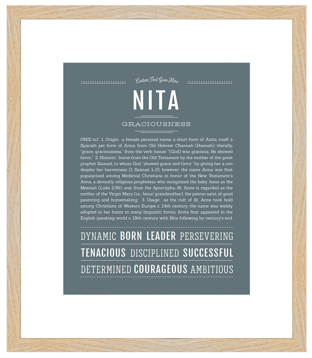 Nita | Name Art Print