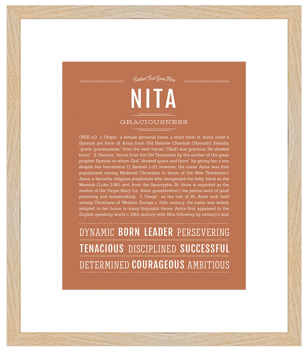 Nita | Name Art Print