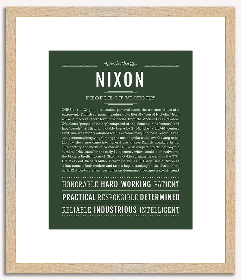 Nixon | Name Art Print