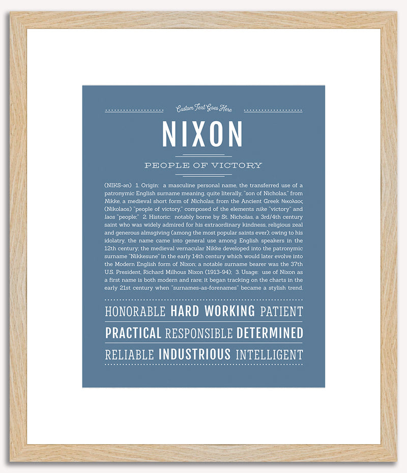 Nixon | Name Art Print