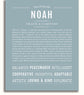 Noah | Name Art Print – Name Stories