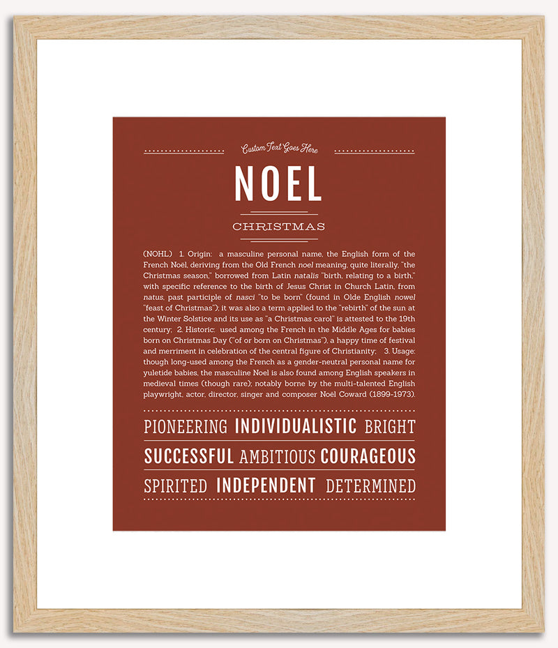 Noel | Name Art Print