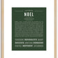 Noel | Name Art Print