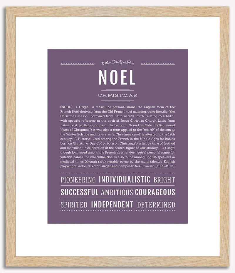 Noel | Name Art Print