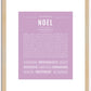 Noel | Name Art Print