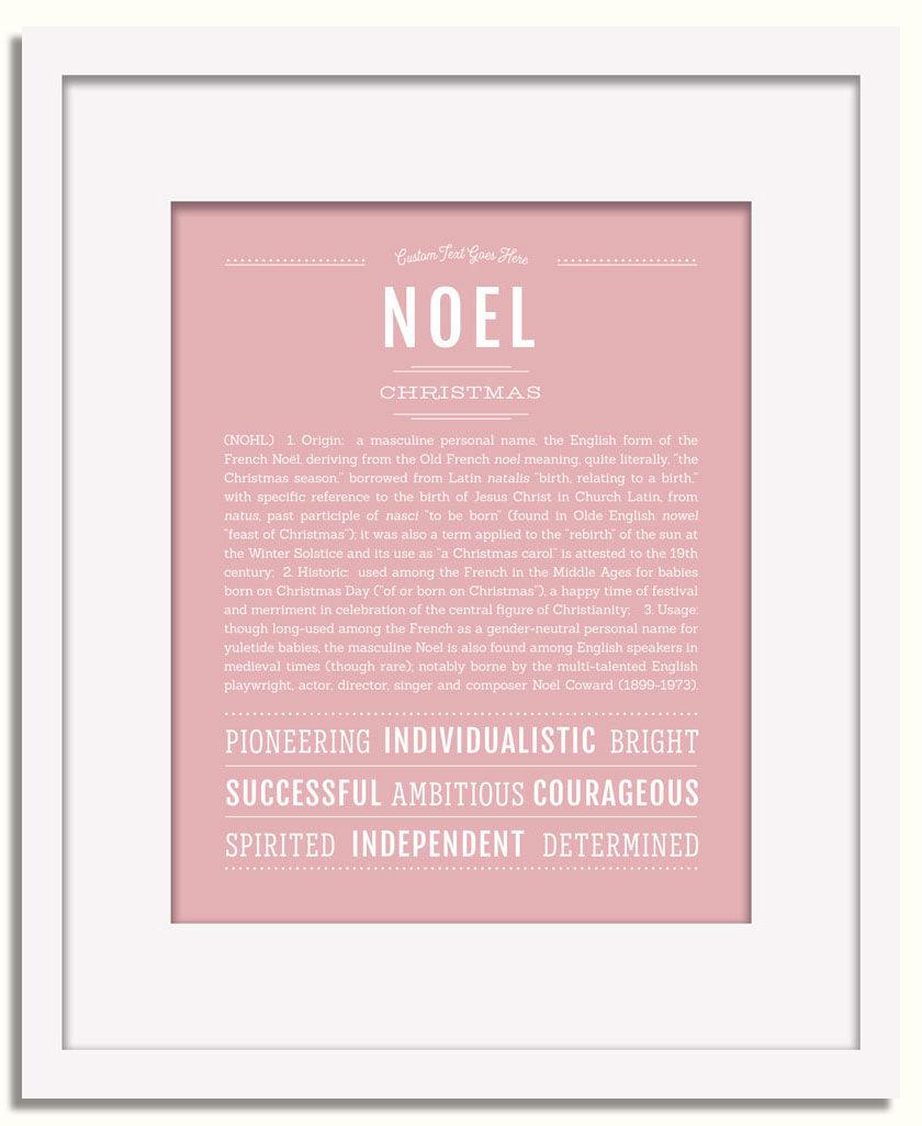 Frame Options | Dusty Rose | White Frame, Matted