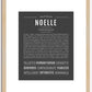 Noelle | Name Art Print