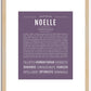 Noelle | Name Art Print