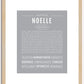 Noelle | Name Art Print