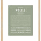 Noelle | Name Art Print