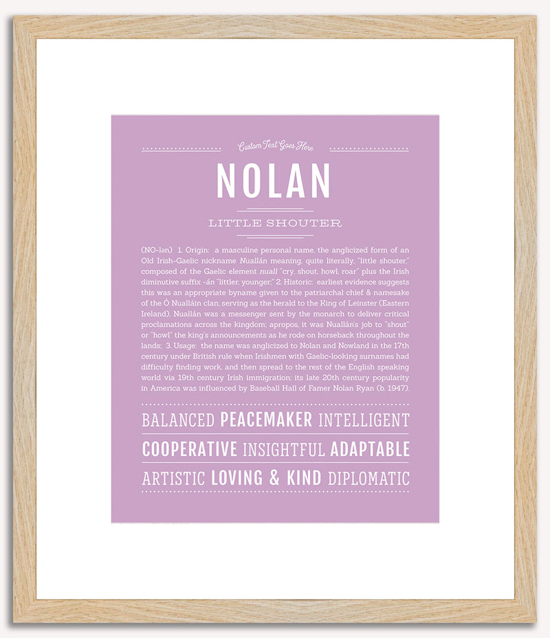 Nolan | Name Art Print