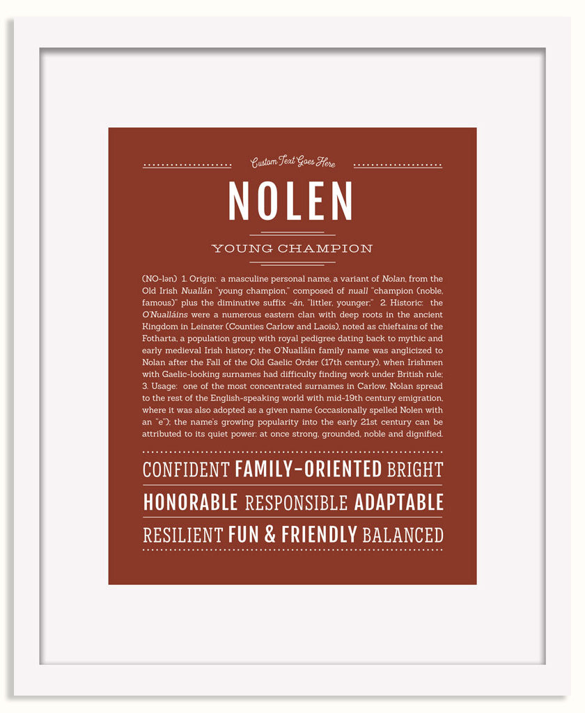 Frame Options | Bordeaux | White Frame, Matted