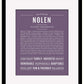 Frame Options | Deep Purple | Black Frame, Matted