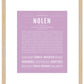 Frame Options | Lilac | Maple Frame, Matted