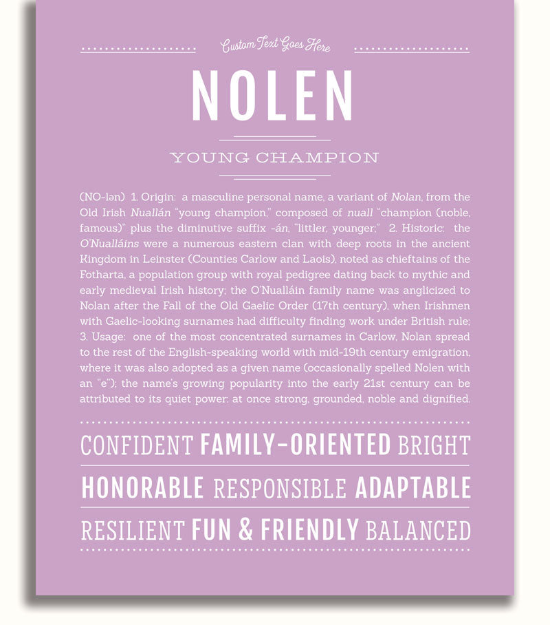 Frame Options | Lilac | No Frame