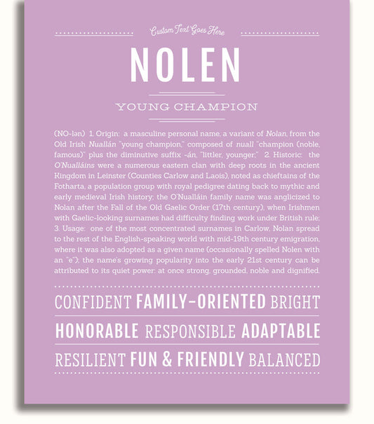 Frame Options | Lilac | No Frame